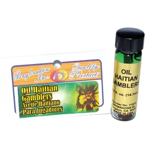 1/2 oz Espiritu Spiritual Oil - Haitian Gambler with Root