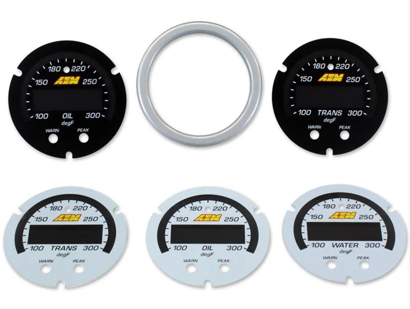 AEM Electronics X-Series Gauge Faces 30-0302-ACC