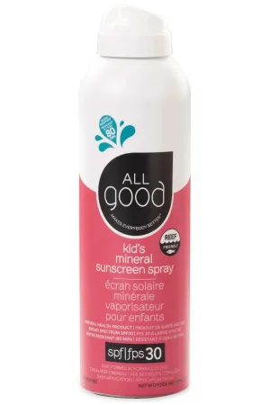 ALL GOOD SPF 30 Kids Sunscreen Spray (177 ml)