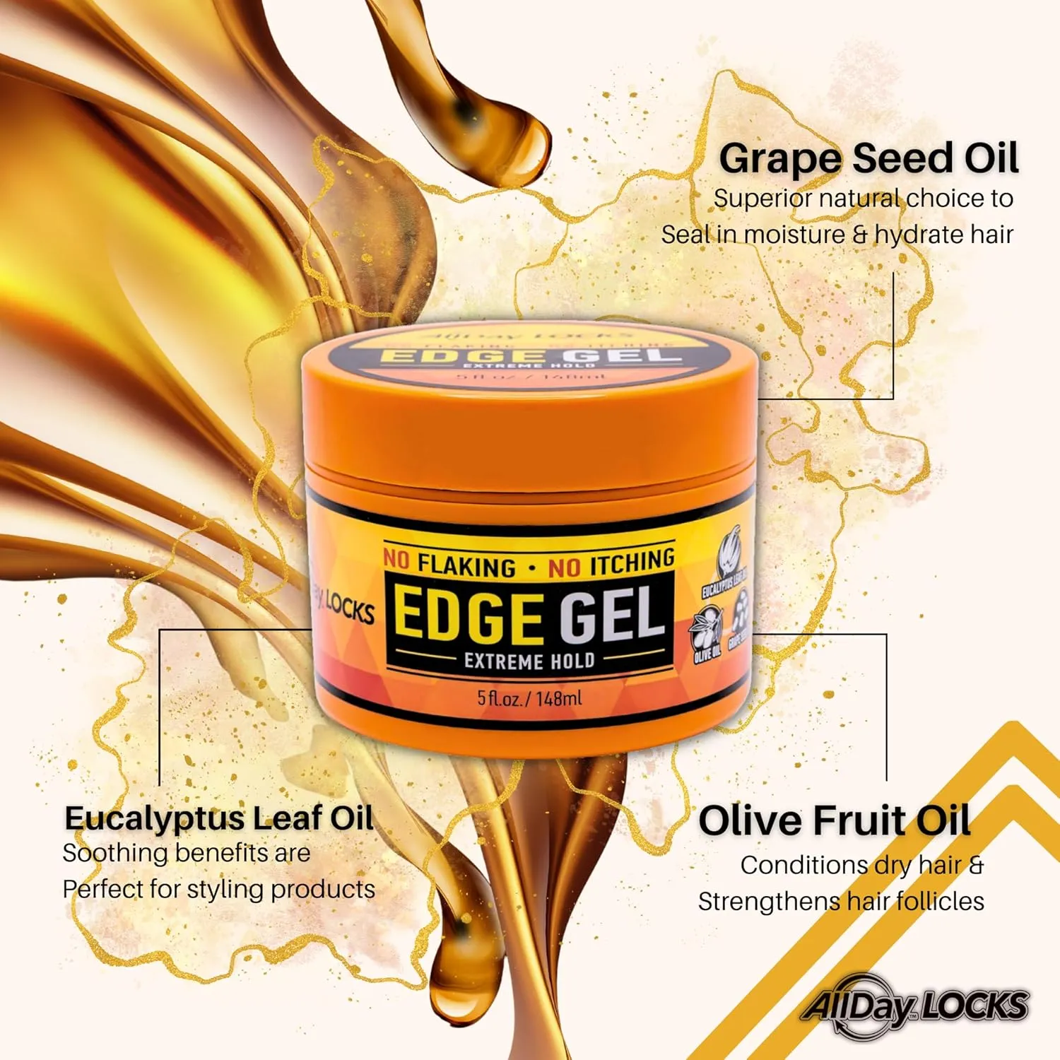 AllDay Locks Edge Gel