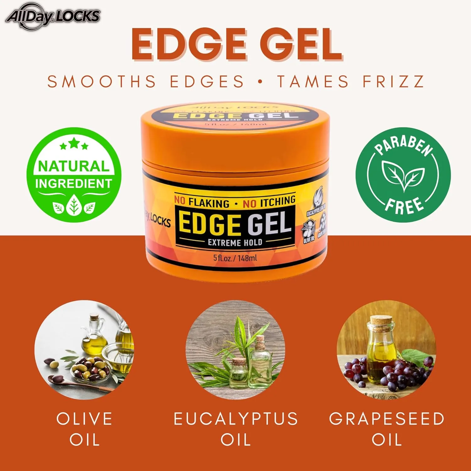 AllDay Locks Edge Gel