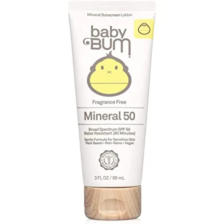 Baby Bum Mineral SPF 50 Sunscreen Lotion-Fragrance Free