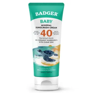 Baby Reef Safe Natural Mineral Sunscreen Cream 40 SPF