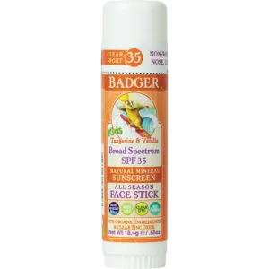 Badger SPF 35 Kids Mineral Sunscreen Face Stick