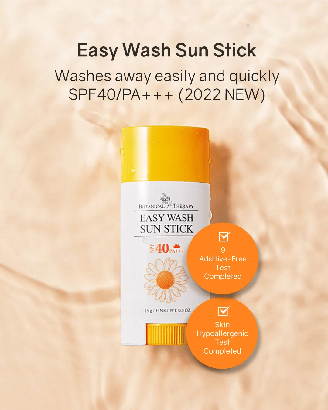 Botanical Therapy Easy Wash Sun Stick 15g SPF40 PA   