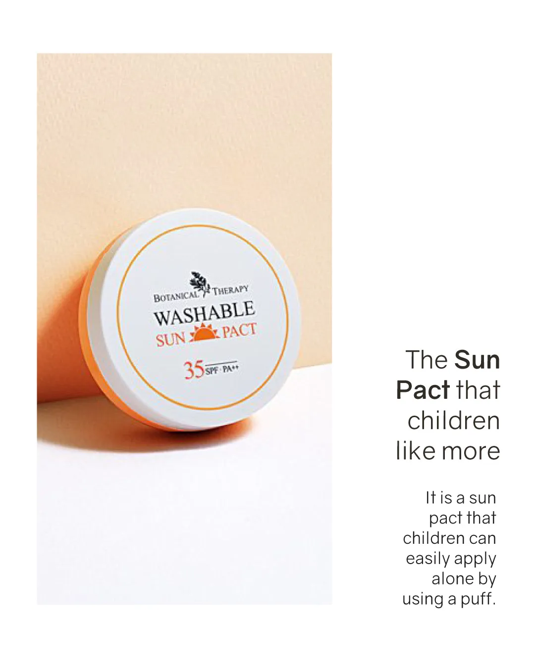 Botanical Therapy Washable Sun Pact SPF35 PA  