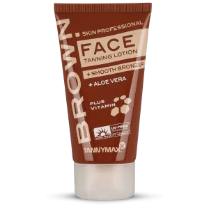 Brown Face Tanning Lotion   Smooth Bronzer 50ml