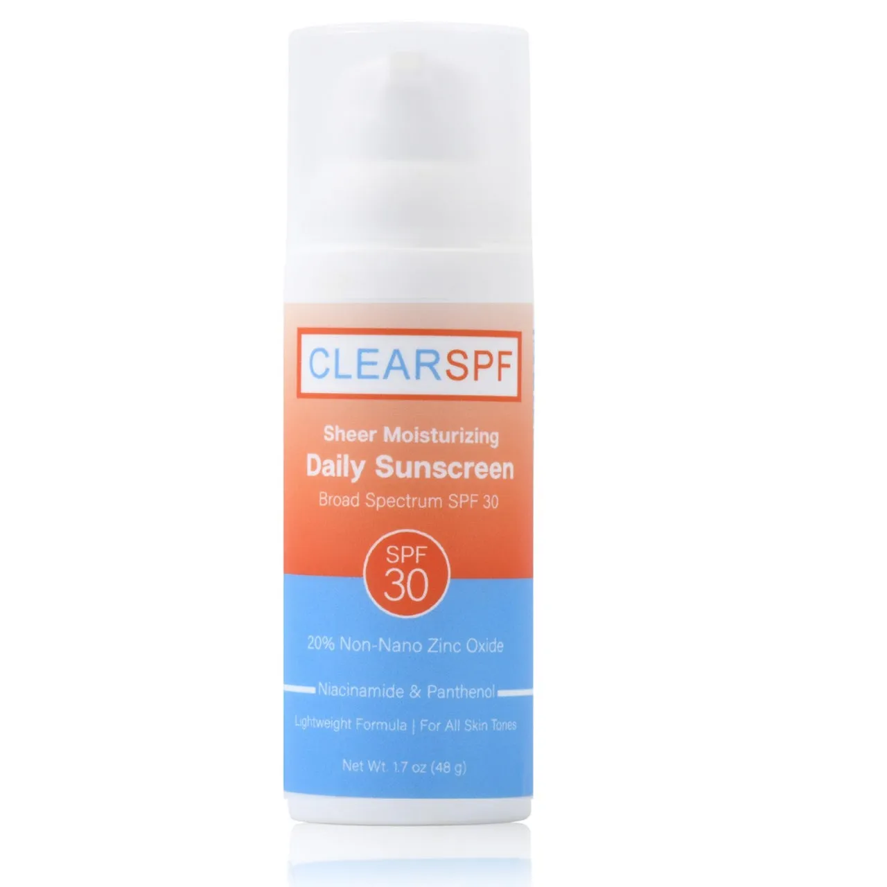 ClearSPF Sheer Moisturizing Daily Sunscreen SPF 30