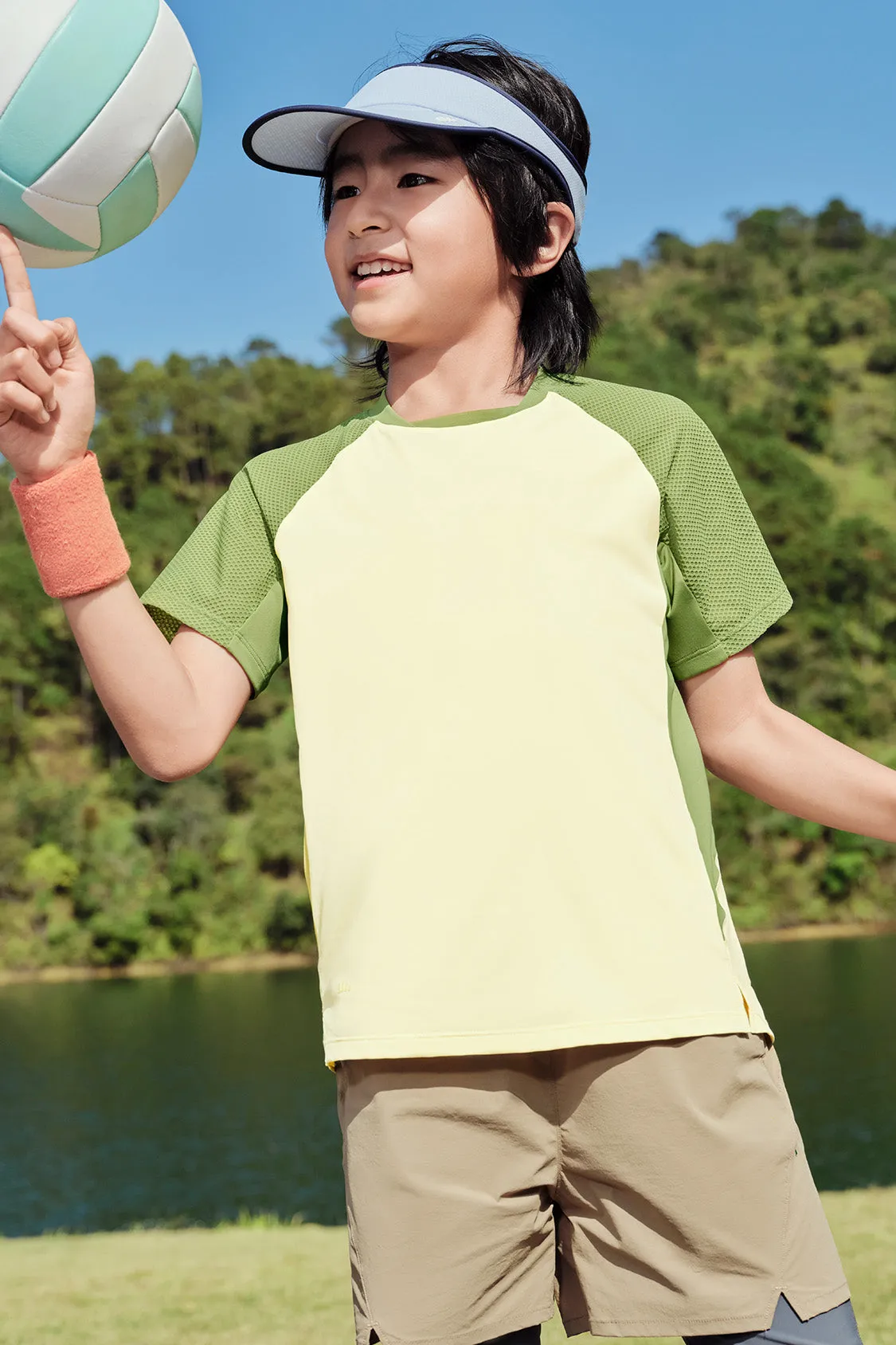 Colorie - Kid's Breathable Cool Sunscreen T-shirt UPF50 