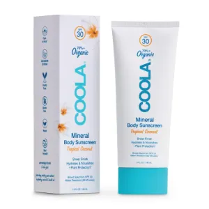 COOLA Mineral Body Organic Sunscreen Lotion SPF 30 - Tropical Coconut