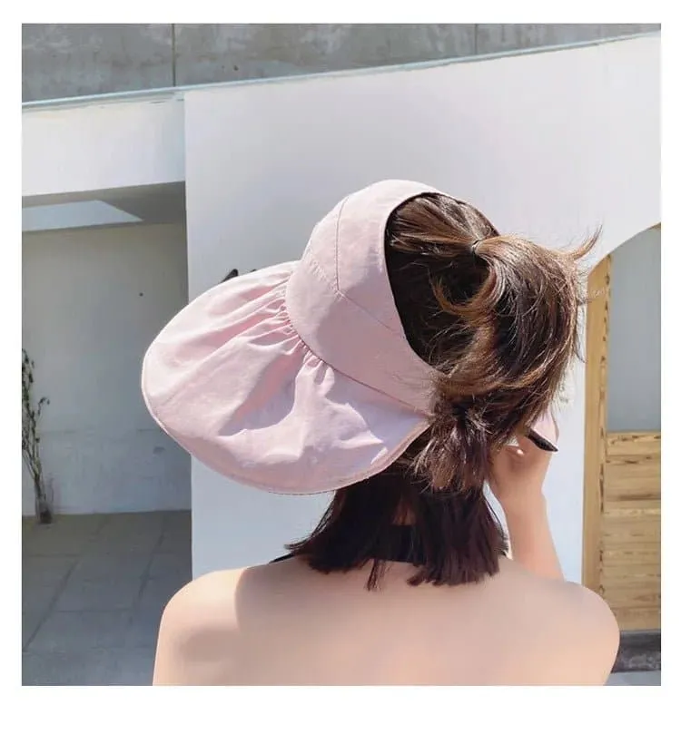 Double-Layer Foldable Sunshade Hat for Beach, Sun Protection - La MaxPa