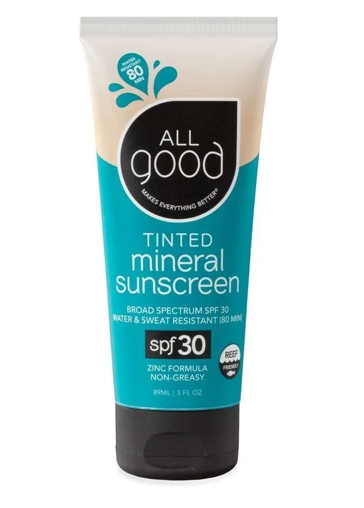 Elemental Herbs All Good Tinted Sunscreen Lotion SPF 30 3 oz Tube