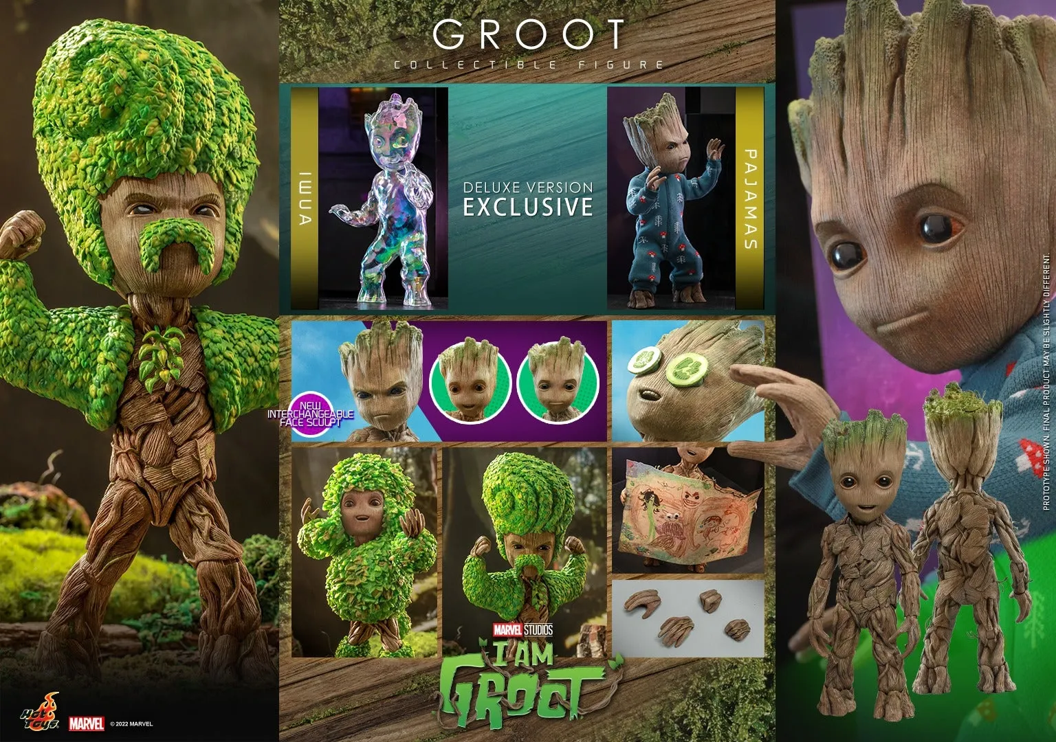 Hot Toys - TMS089 - I Am Groot - Groot Collectible Figure [Deluxe Version]