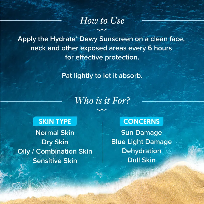 Hydrate  Dewy Sunscreen 50g