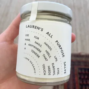 Lauren’s All Purpose Salve