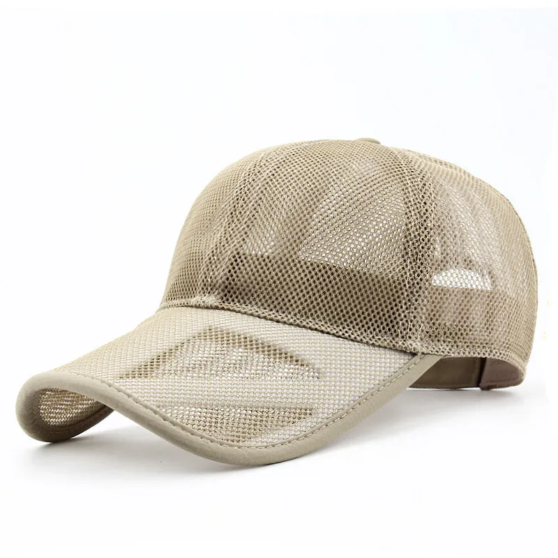 Men's Spring And Summer Breathable Mesh Hat Sun Protection Sunshade