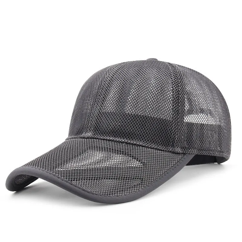 Men's Spring And Summer Breathable Mesh Hat Sun Protection Sunshade