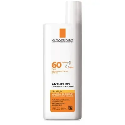 New - La Roche-Posay Anthelios Sunscreen, Ultra-Light Fluid Face Sunscreen, Oxybenzone-Free Sunscreen Lotion - SPF 60 - 1.7 fl oz