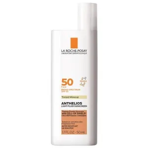 Open Box - La Roche-Posay Anthelios Tinted Face Sunscreen SPF 50, Ultra-Light Fluid Mineral Face Sunscreen with Titanium Dioxide - SPF 50 - 1.7 fl oz