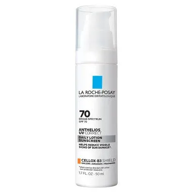 Open Box - La Roche Posay Anthelios, UV Correct Daily Anti-Aging Face Sunscreen, Oxybenzone and Oil-Free Sheer Finish Sunscreen - SPF 70 - 1.7 fl oz