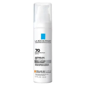 Open Box - La Roche Posay Anthelios, UV Correct Daily Anti-Aging Face Sunscreen, Oxybenzone and Oil-Free Sheer Finish Sunscreen - SPF 70 - 1.7 fl oz