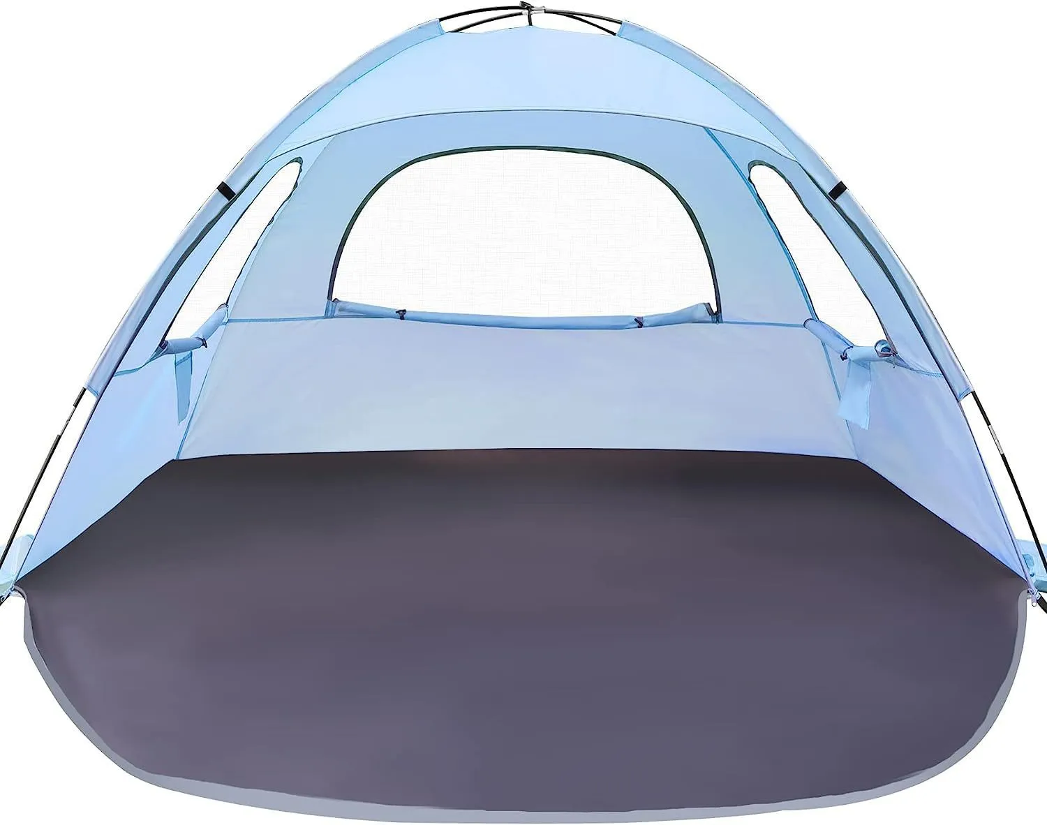 OUTDOOR CAMPING PARTY PORTABLE MULTI PERSON SUNSHADE BEACH LEISURE SUNSCREEN BREATHABLE BEACH TENT