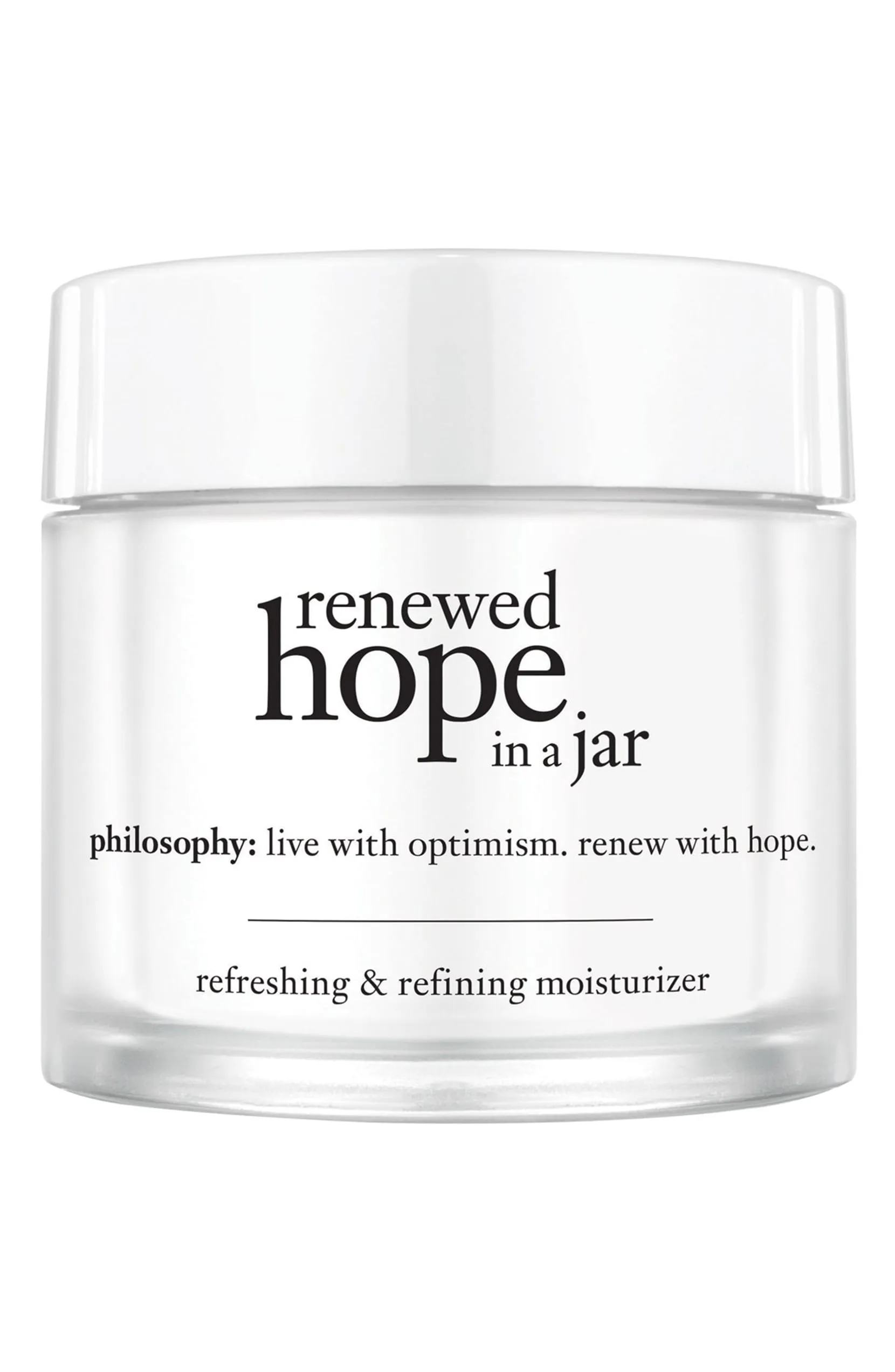 philosophy renewed hope in a jar refreshing & refining moisturizer