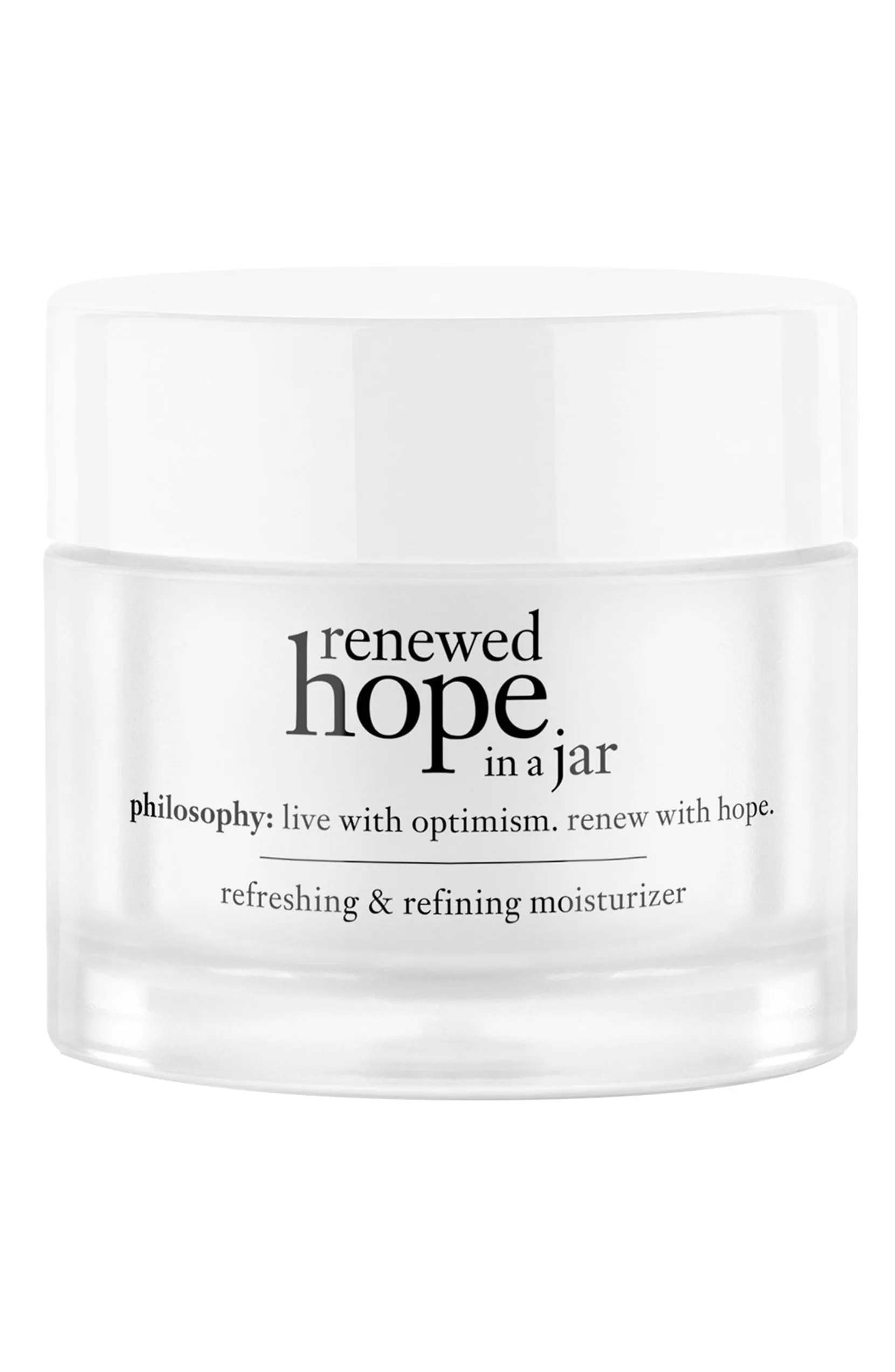 philosophy renewed hope in a jar refreshing & refining moisturizer