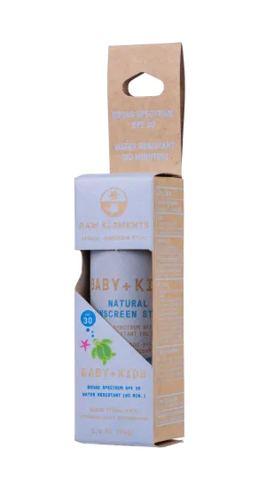 RAW ELEMENTS BABY   KIDS MINERAL  STICK SPF 30 