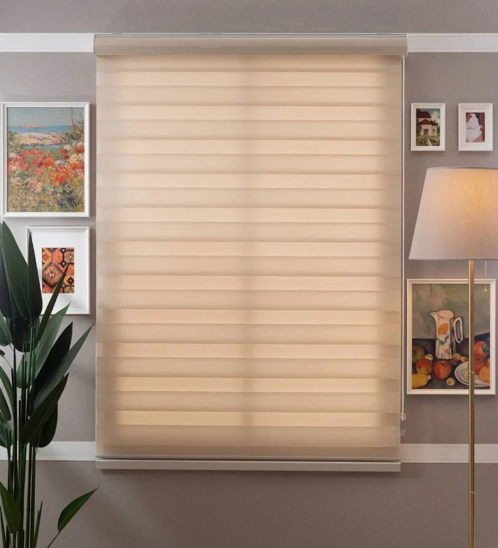 Rome Waterproof Moldproof Sunscreen Zebra Blinds