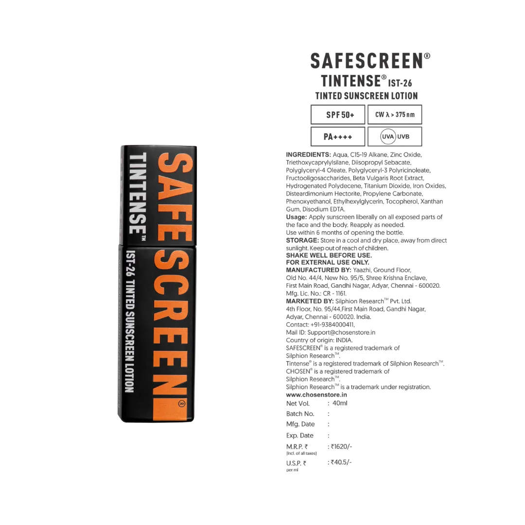 SAFESCREEN® TINTENSE® Tinted Sunscreens