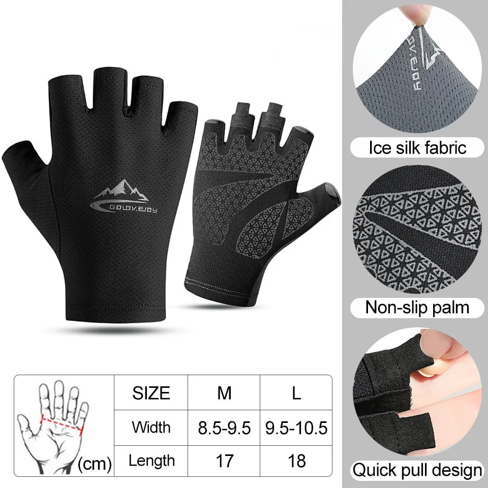 Skyddshandskar - Protection Gloves Breathable Anti-slip Anti-UV Sport Cycling Outdoor Running Gloves Men Women