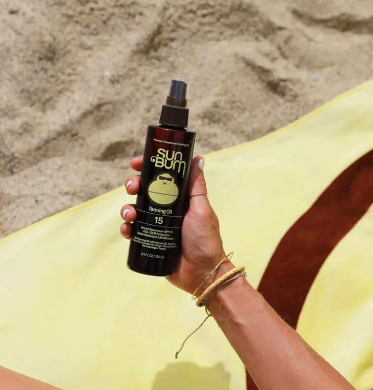 SPF 15 Sunscreen Tanning Oil