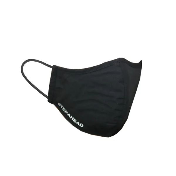 Step Ahead Face Mask Adult Reusable Black