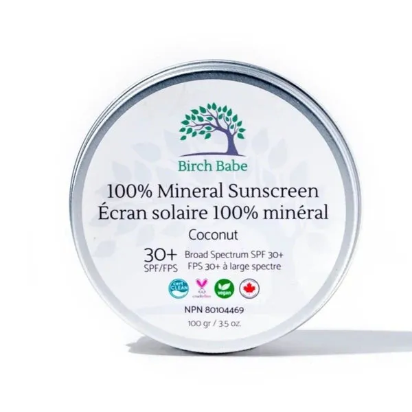 Sunscreen 30  SPF in a Tin