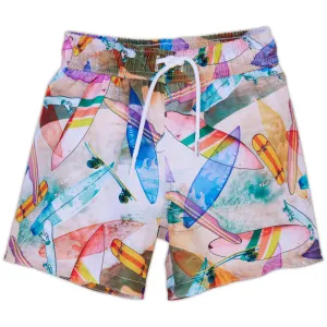 Surf & Skates Swim Shorts for Boys UPF 50