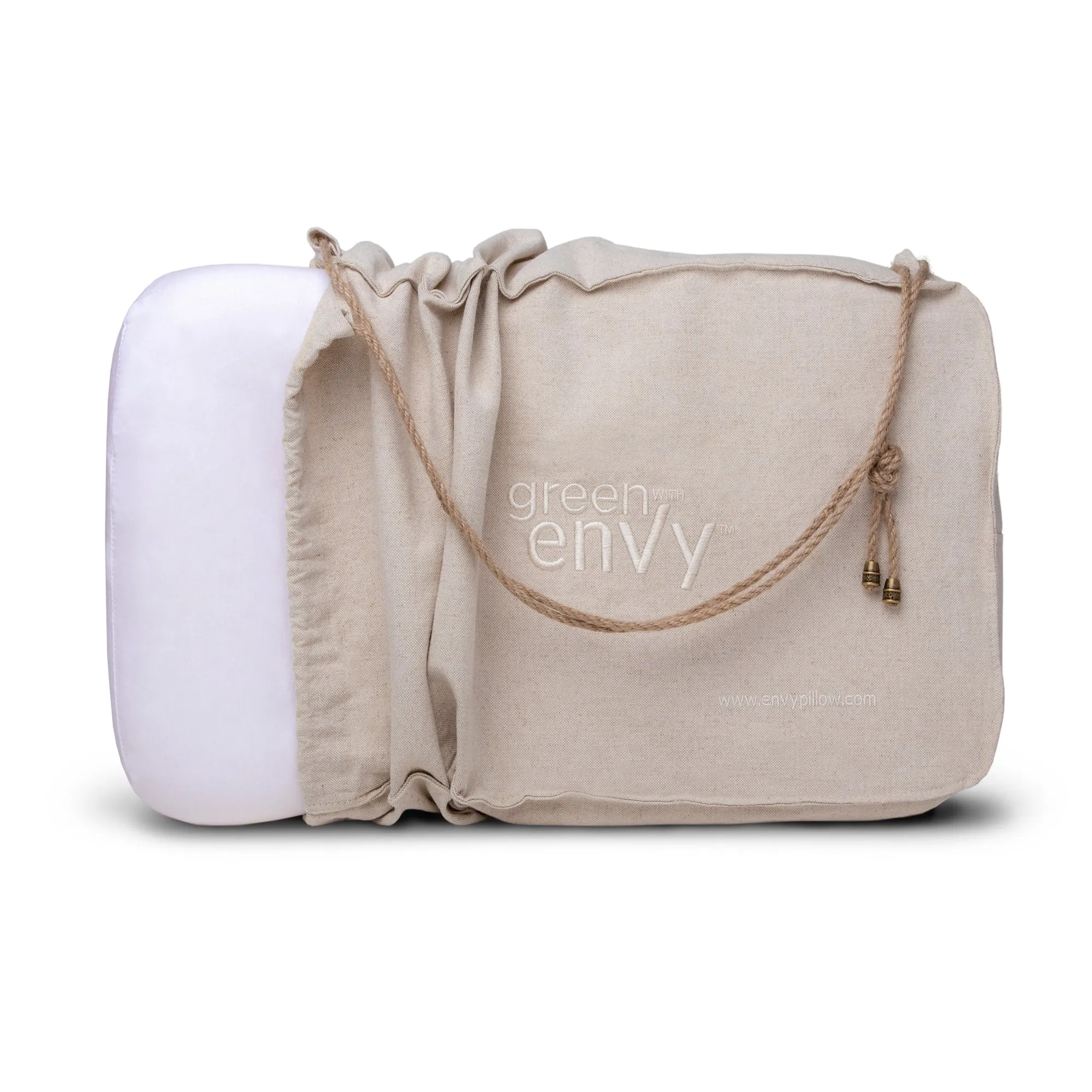 The enVy® COPPER   Botanical TENCEL™  Anti-Aging Pillow - 100% Natural Latex Pillow with COPPER infused TENCEL™  Pillowcase