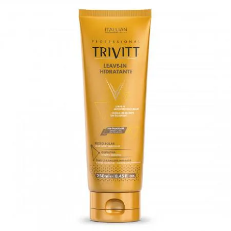 Trivitt Leave-in Moisturizing Keratin Cream Finisher 250ml - Itallian Hair Tech