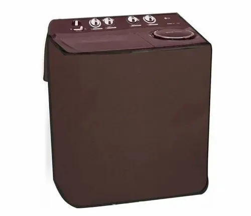 Twin Tub Waterproof Washing Machine Cover -  Brown