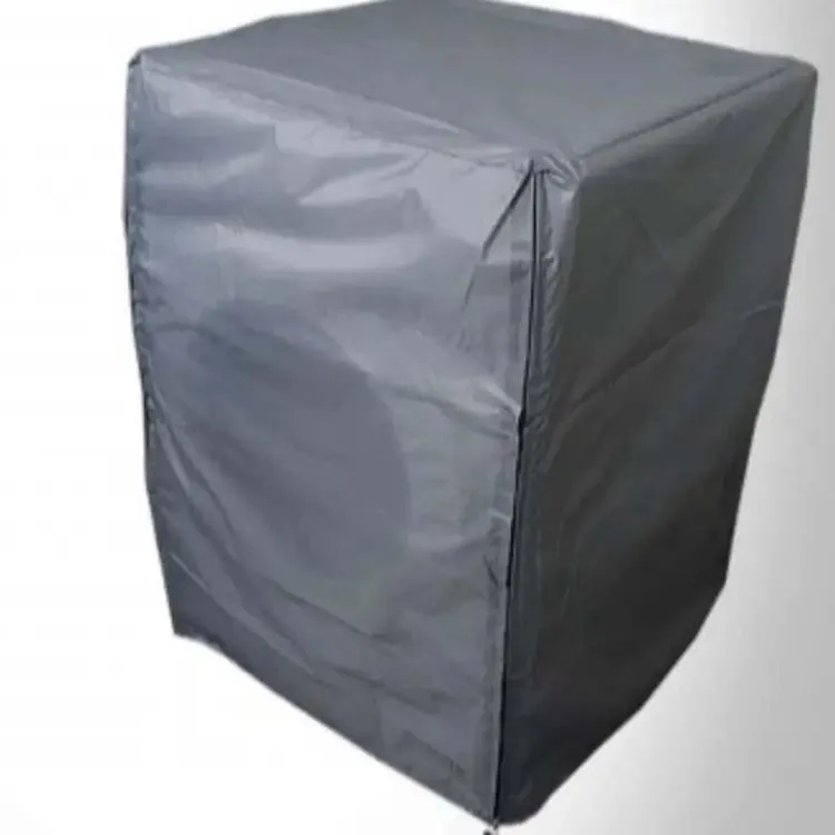 Waterproof Front Loaded Washing Machine Cover - Grey